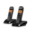 Motorola S1202 Telefono Inalambrico Dect + 1 Supletorio - Identificador de Llamada - Contestador - Manos Libres - Color Negro
