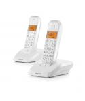 Motorola S1202 Telefono Inalambrico Dect + 1 Supletorio - Identificador de Llamada - Contestador - Manos Libres - Color Blanco