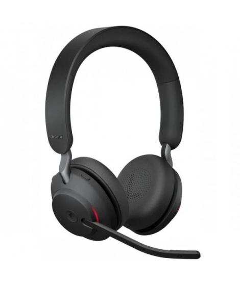 Jabra Evolve2 65 MS Stereo Auriculares con Microfono Bluetooth - Cancelacion de Ruido - Autonomia hasta 37h - Diadema Ajustable 