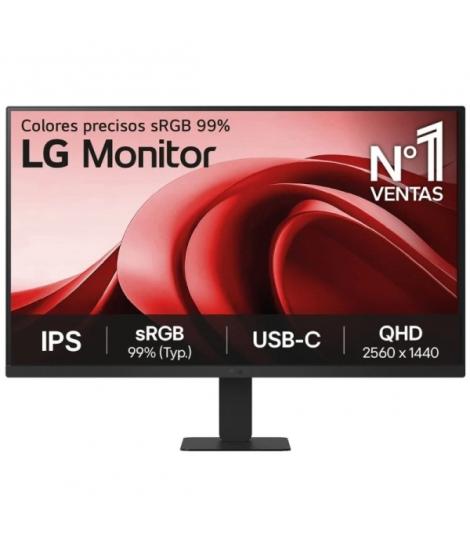 LG 27U631A-B Monitor LED 27" IPS QHD 100Hz HDR - Respuesta 5ms - Ajustable de Inclinacion - HDMI, USB-C - VESA 100x100