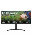 LG Ultrawide Monitor 34" Curvo LED UWQHD 160Hz HDR FreeSync Premium - Ajutable en Altura e Inclinable - Respuesta 1ms - Angulo d