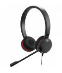 Jabra Evolve 30 II MS Auriculares con Microfono - Conectividad USB/3.5mm - Cancelacion Pasiva de Ruido - Certificados por Micros