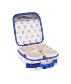 Milan Coleccion 460 Bolsa Isotermica Porta Alimentos 3,9L - Incluye 3 Recipientes para Alimentos 2x de 0,25L y 1x de 0,75 L - In