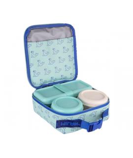 Milan Coleccion 460 Bolsa Isotermica Porta Alimentos 3,9L - Incluye 3 Recipientes para Alimentos 2x de 0,25L y 1x de 0,75 L - In