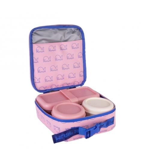 Milan Coleccion 460 Bolsa Isotermica Porta Alimentos 3,9L - Incluye 3 Recipientes para Alimentos 2x de 0,25L y 1x de 0,75 L - In