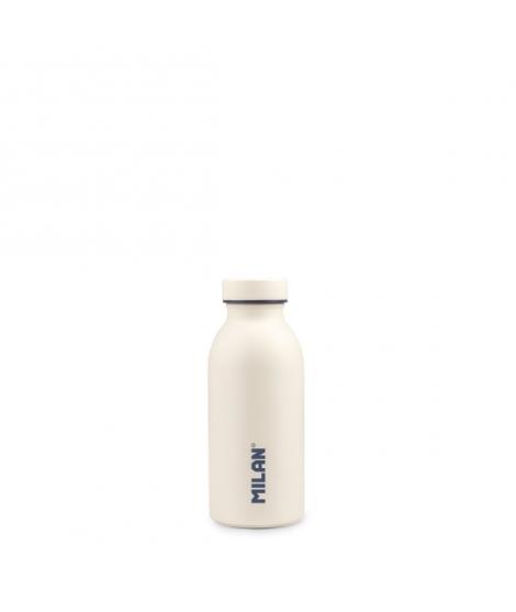 Milan Coleccion 430 Botella Isotermica 0.35L - Doble Pared de Acero Inoxidable - Liquidos Calientes hasta 12h, Frios hasta 24h -