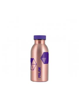 Milan Serie Copper Botella Isotermica 0.35L - Doble Pared de Acero Inoxidable - Liquidos Calientes hasta 12h, Frios hasta 24h - 