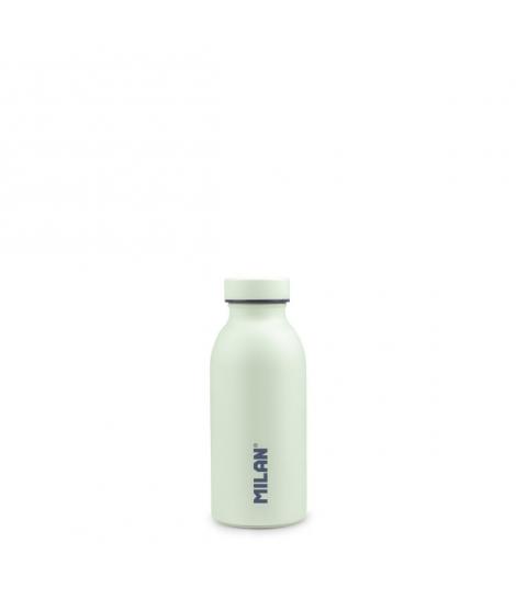 Milan Coleccion 430 Botella Isotermica 0.35L - Doble Pared de Acero Inoxidable - Liquidos Calientes hasta 12h, Frios hasta 24h -