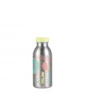 Milan Serie Silver Botella Isotermica 0.35L - Doble Pared de Acero Inoxidable - Liquidos Calientes hasta 12h, Frios hasta 24h - 