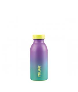 Milan Serie Sunset Botella Isotermica 0.35L - Doble Pared de Acero Inoxidable - Liquidos Calientes hasta 12h, Frios hasta 24h - 