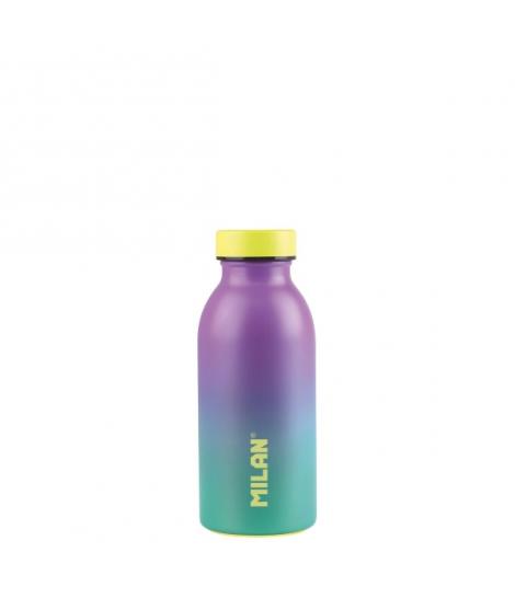 Milan Serie Sunset Botella Isotermica 0.35L - Doble Pared de Acero Inoxidable - Liquidos Calientes hasta 12h, Frios hasta 24h - 