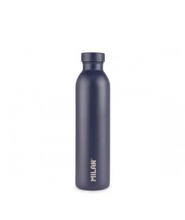 Milan Coleccion 430 Botella Isotermica 0.59L - Doble Pared de Acero Inoxidable - Liquidos Calientes hasta 12h, Frios hasta 24h -