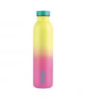 Milan Serie Sunset Botella Isotermica 0.59L - Doble Pared de Acero Inoxidable - Liquidos Calientes hasta 12h, Frios hasta 24h - 