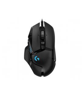 Logitech G502 Hero Raton USB 25600dpi - 11 Botones Programables - Iluminacion LED - Uso Diestro - Cable de 2.10m - Color Negro