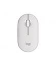 Logitech Pebble Mouse 2 M350s Raton Inalambrico USB 1000dpi - Multidispositivo - Uso Ambidiestro - Color Blanco