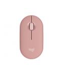 Logitech Pebble Mouse 2 M350s Raton Inalambrico USB 1000dpi - Multidispositivo - Uso Ambidiestro - Color Rosado