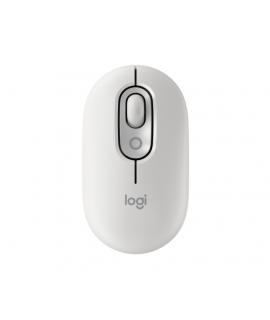Logitech POP Mouse Raton Inalambrico 1000dpi - 4 botones - Multidispositivo - Color Blanco Crudo