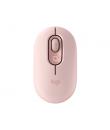 Logitech POP Mouse Raton Inalambrico 1000dpi - 4 botones - Multidispositivo - Color Rosado