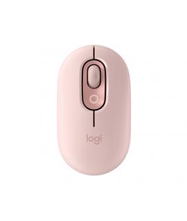 Logitech POP Mouse Raton Inalambrico 1000dpi - 4 botones - Multidispositivo - Color Rosado