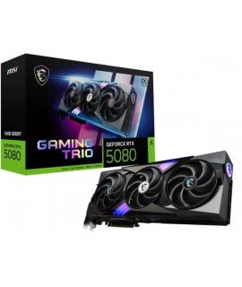 MSI GeForce RTX 5080 Gaming Trio OC Tarjeta Grafica 16GB GDDR7 Reflex 2 RTX AI DLSS4