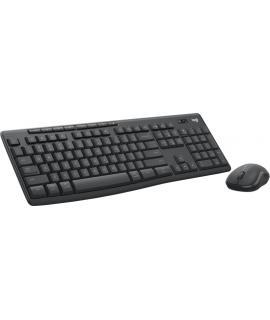 Logitech MK370 Pack Inalambrico USB Teclado Multimedia + Raton 1000dpi 3 Botones - Uso Ambidiestro - Color Negro