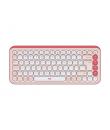 Logitech Pop Icon Keys Teclado Inalambrico - Bluetooth - Indicadores Luminosos - Autonomia hasta 36 Meses - Color Blanco y Naran