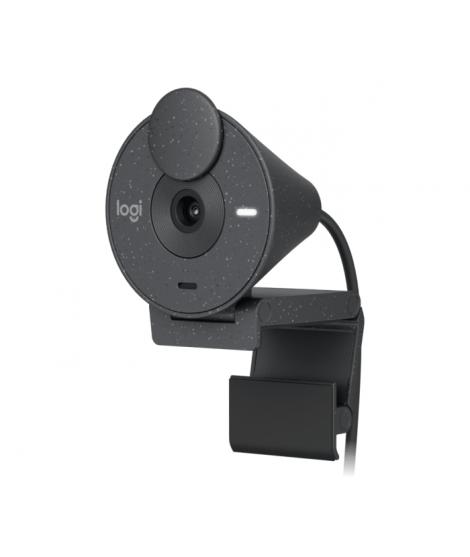 Logitech Brio 300 Webcam Full HD - 2 Megapixeles - Campo Visual 70º - Color Grafito