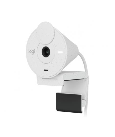 Logitech Brio 300 Webcam Full HD - 2 Megapixeles - Campo Visual 70º - Color Blanco Crudo
