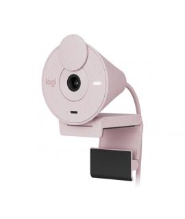Logitech Brio 300 Webcam Full HD - 2 Megapixeles - Campo Visual 70º - Color Rosado