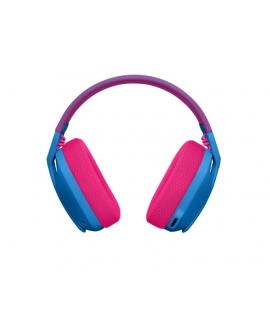 Logitech G435 Auriculares Gaming Inalambricos - Diadema Ajustable - Bluetooth LightSpeed - 2 Microfonos - Color Azul y Frambuesa