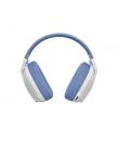 Logitech G435 Auriculares Gaming Inalambricos - Diadema Ajustable - Bluetooth LightSpeed - 2 Microfonos - Blanco Crudo y Lila