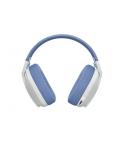 Logitech G435 Auriculares Gaming Inalambricos - Diadema Ajustable - Bluetooth LightSpeed - 2 Microfonos - Blanco Crudo y Lila