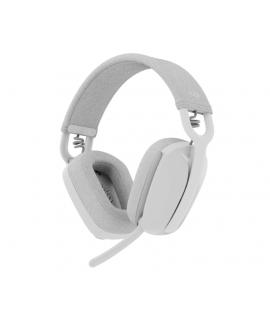 Logitech Zone Vibe 100 Auriculares Inalambricos - Bluetooth 5.2 - Alcance 30 metros - 2 Microfonos - Color Blanco Crudo