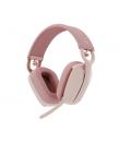 Logitech Zone Vibe 100 Auriculares Inalambricos - Bluetooth 5.2 - Alcance 30 metros - 2 Microfonos - Color Rosado