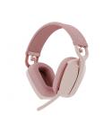 Logitech Zone Vibe 100 Auriculares Inalambricos - Bluetooth 5.2 - Alcance 30 metros - 2 Microfonos - Color Rosado