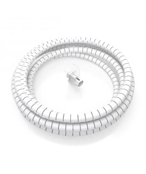 Aisens Organizador de Cable en Espiral 25mm - 1.0m - Color Blanco