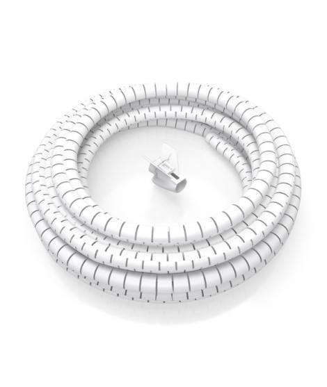 Aisens Organizador de Cable en Espiral 25mm - 3.0m - Color Blanco