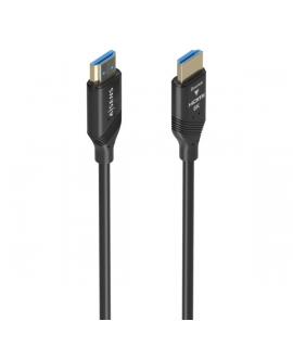 Aisens Cable HDMI V2.1 AOC Ultra Alta Velocidad - HEC 8K@60HZ 4K@120HZ 4:4:4 48GBPS - 20m - Color Negro