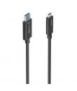 Aisens Cable USB3.2 GEN2x1 10GBPS AOC Solo Datos - USB-A a USB-C - 40m - Color Negro