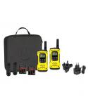 Motorola T92H2O Pack 2 Walkie Talkies - 8 Canales PMR446 + 121 Codigos - Alcance de hasta 10km - Autonomia hasta 16h - IP67