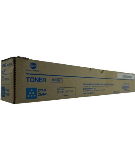 Konica Minolta TN328 Cyan Cartucho de Toner Original - AAV8450/TN328C