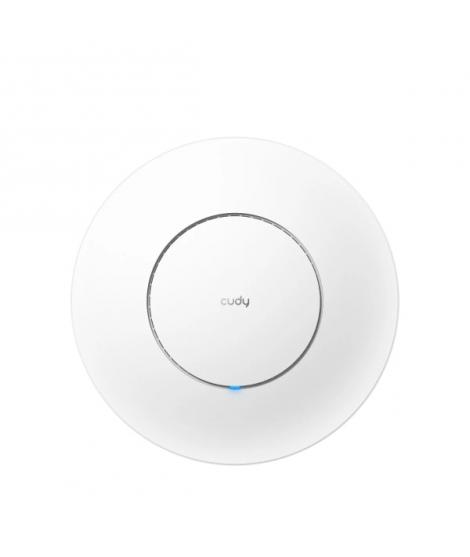 Cudy Punto de Acceso WiFi 6 Dual Band AX3000 - Velocidad hasta 2500Mbps - 1 Puerto - Montaje en Techo - Color Blanco