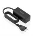 Aisens Cargador GAN 100W - 3xUSB-C PD3.0, QC4.0, QC5.0 - 1xUSB-A QC3.0 - Cable 1.4 Metros - Color Negro