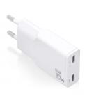 Aisens Cargador GaN Ultra Delgado 30W - 2xUSB-C PD3.0 QC4.0 - Color Blanco