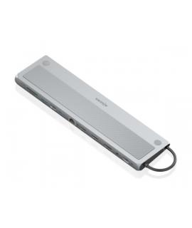 Aisens USB-C Dock 12 en 1 - USB-C a 2xHDMI - 1xDisplayPort - 1xRJ45 - 3xUSB-A USB3.0 - 1xUSB-C - 1xUSB-C PD - 1xSD - 1xMicro SD 