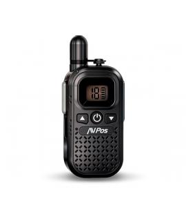 AVPos AVP-COMM-X25 Walkie Talkie - 16 Canales - 446 MHz - USB-C - Autonomia hasta 18h - Color Negro