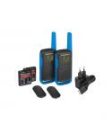 Motorola T62 Pack 2 Walkie Talkies - 16 Canales PMR446 + 121 Codigos de Privacidad- Alcance hasta 8Km - Autonomia hasta 29h - Co