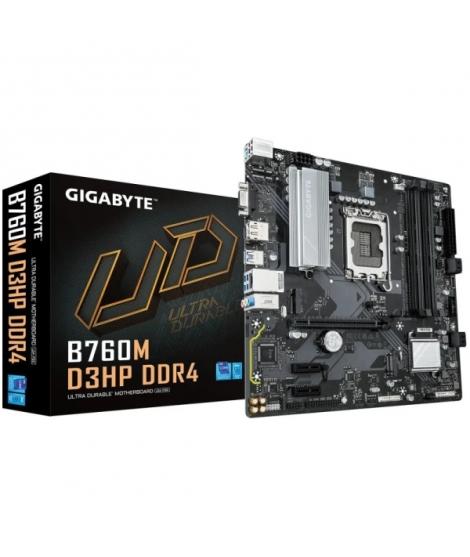Gigabyte B760M D3HP Placa Base Intel LGA1700 4x DDR4 - M.2, SATA, PCIe3.0, HDMI, Displayport, USB 3.2 - MicroATX