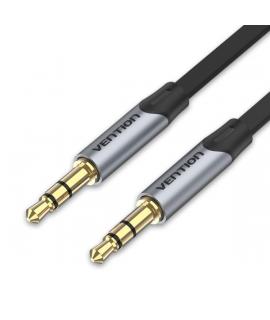 Vention Cable Estereo Jack 3.5 Macho a Jack 3.5 Macho - 0.5m - Plano - Color Gris