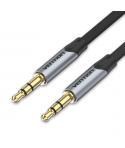 Vention Cable Estereo Jack 3.5 Macho a Jack 3.5 Macho - 0.5m - Plano - Color Gris